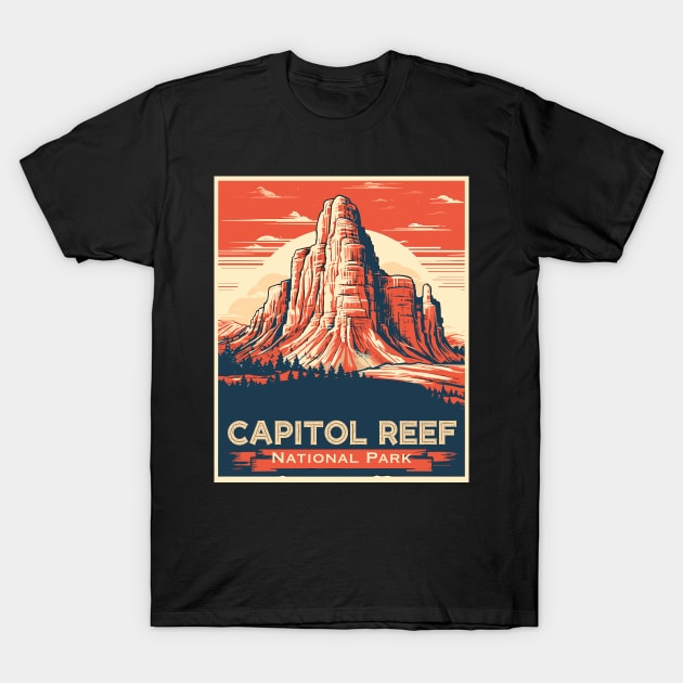 Capitol Reef National Park T-Shirt by BDAZ